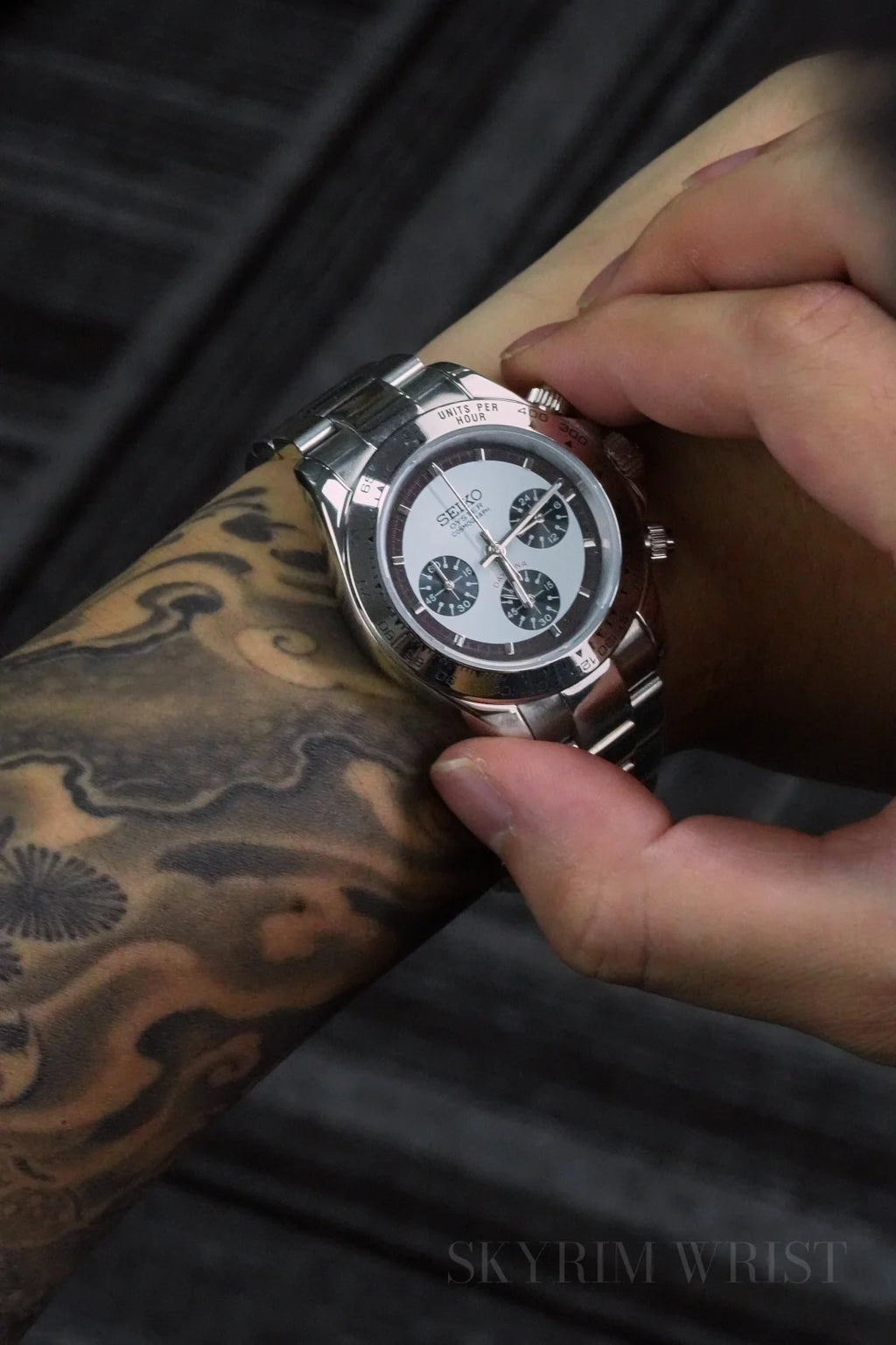 Mod Daytona Silver Ceramic Panda