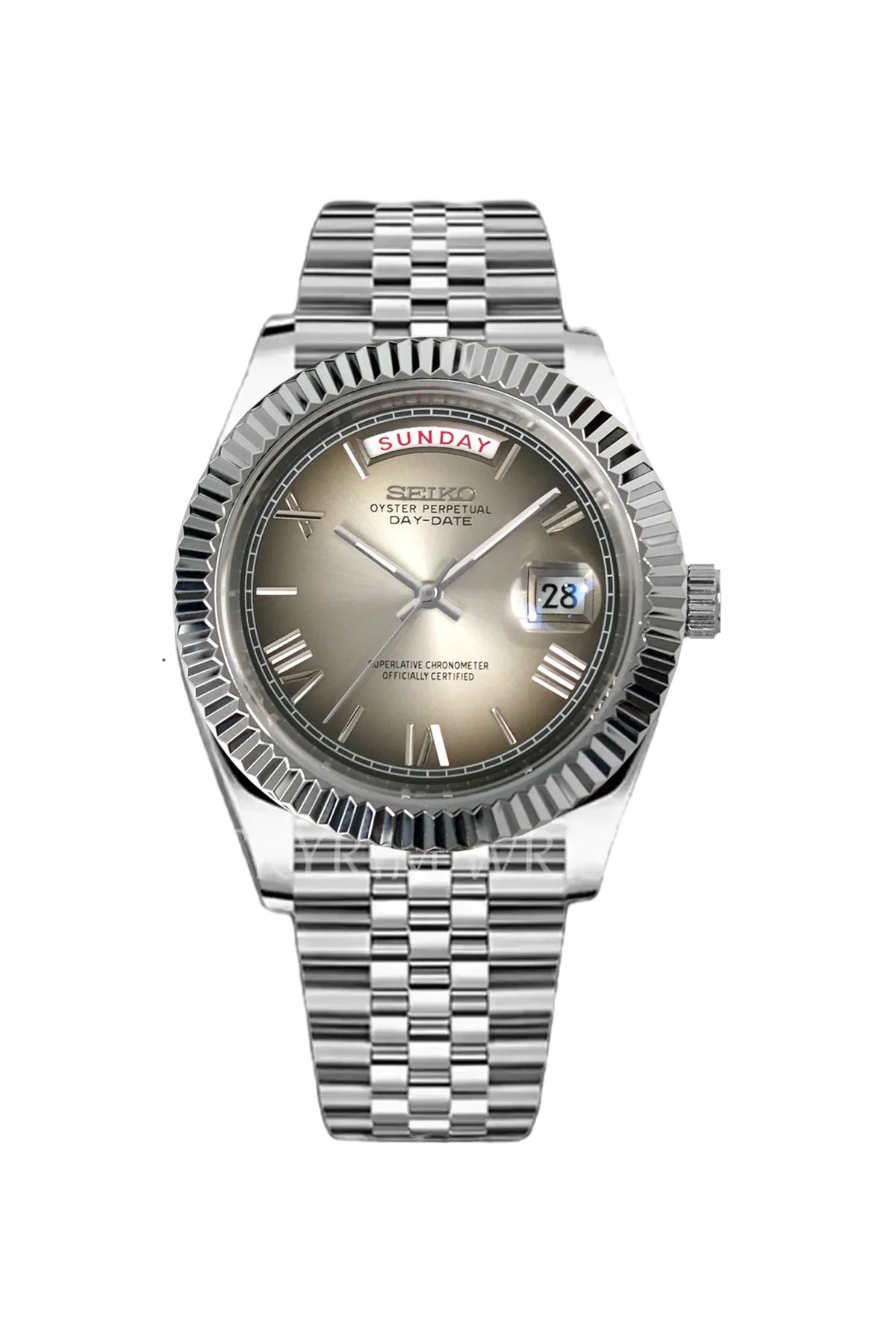 Mod Day-Date Silver Mocha