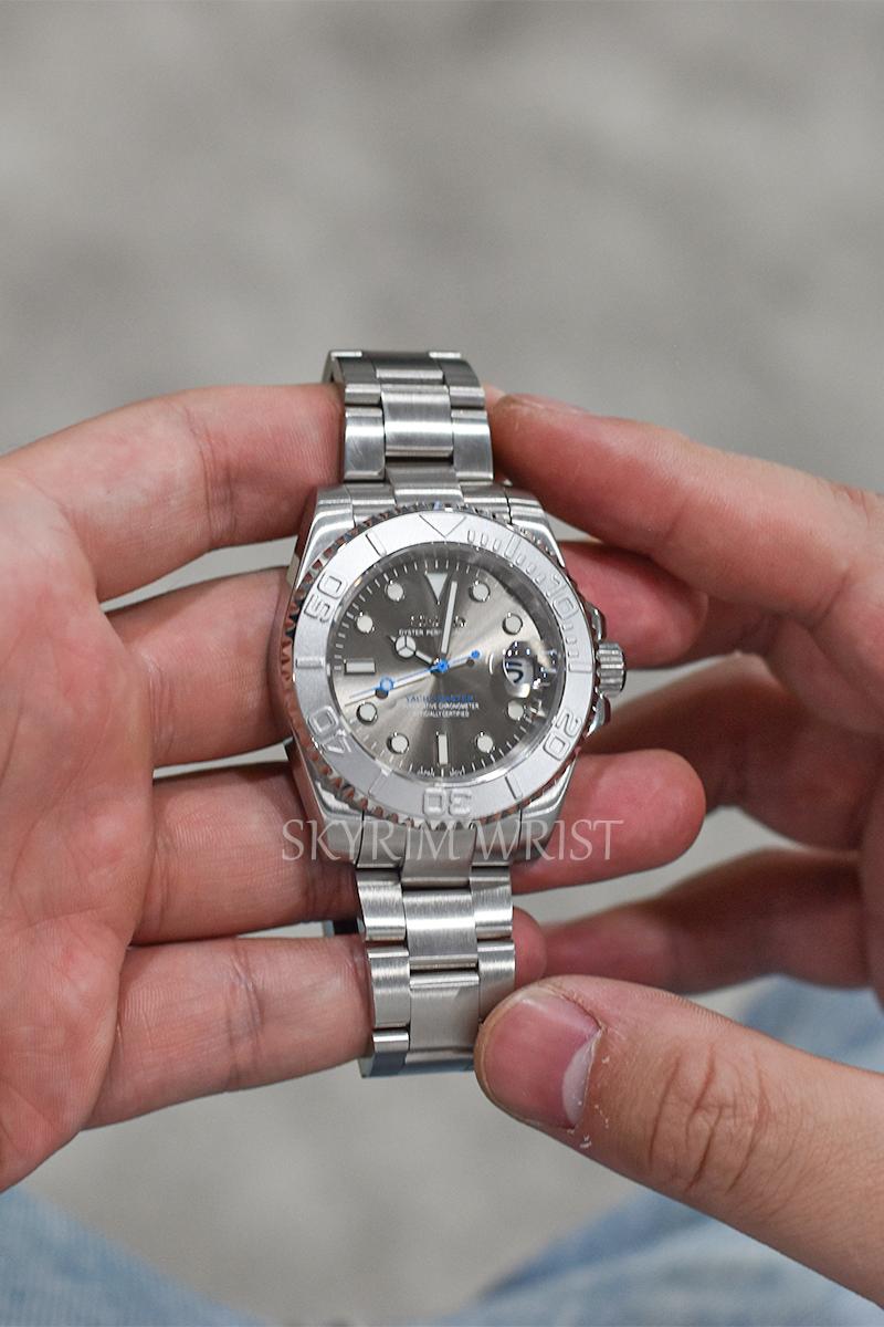 Mod Yacht-Master Silver Gray
