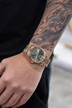 Mod Day-Date Rose Gold Green