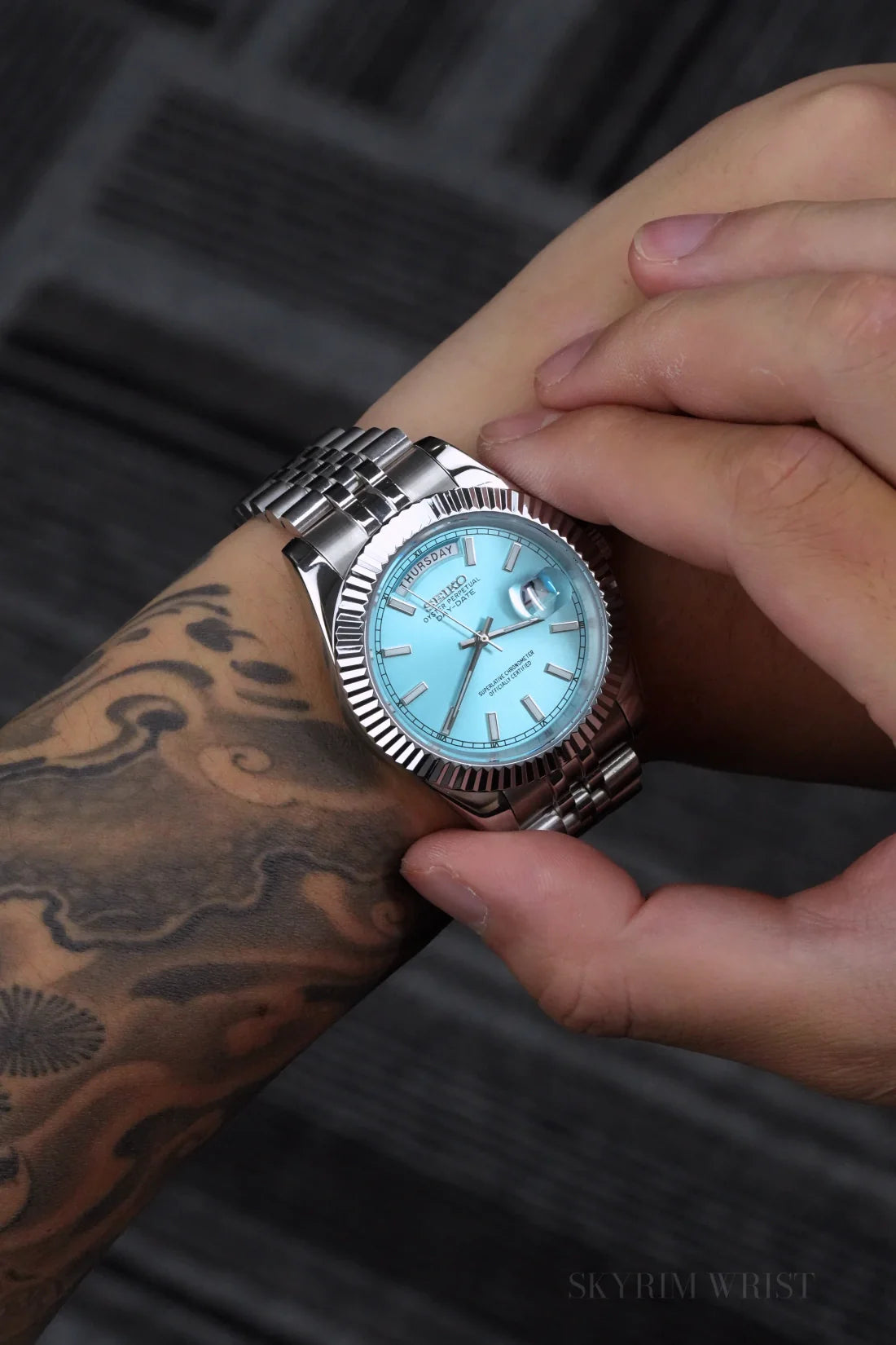 Mod Day-Date Sky Blue