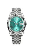 Mod Datejust  Roman Tiffany Blue