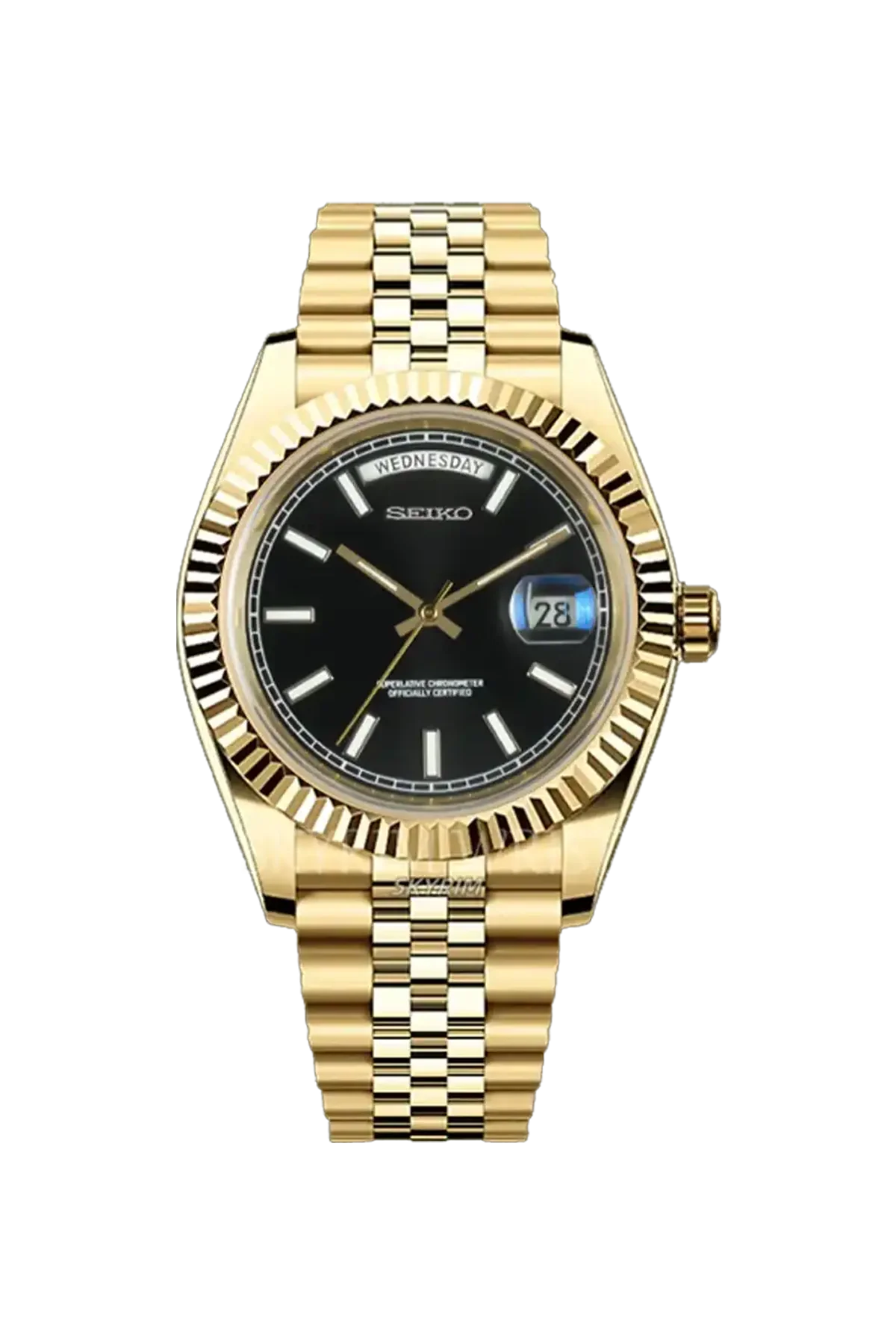 Mod Day-Date Gold Black