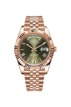 Mod Day-Date Rose Gold Green