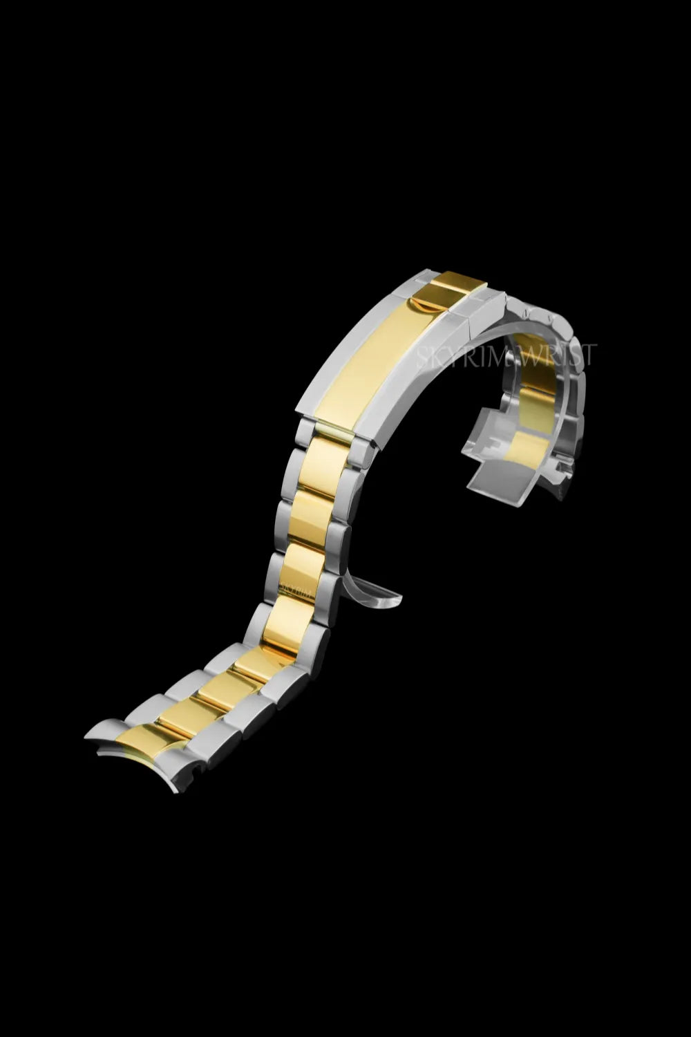 Oyster Bracelet Two-Tone Gold