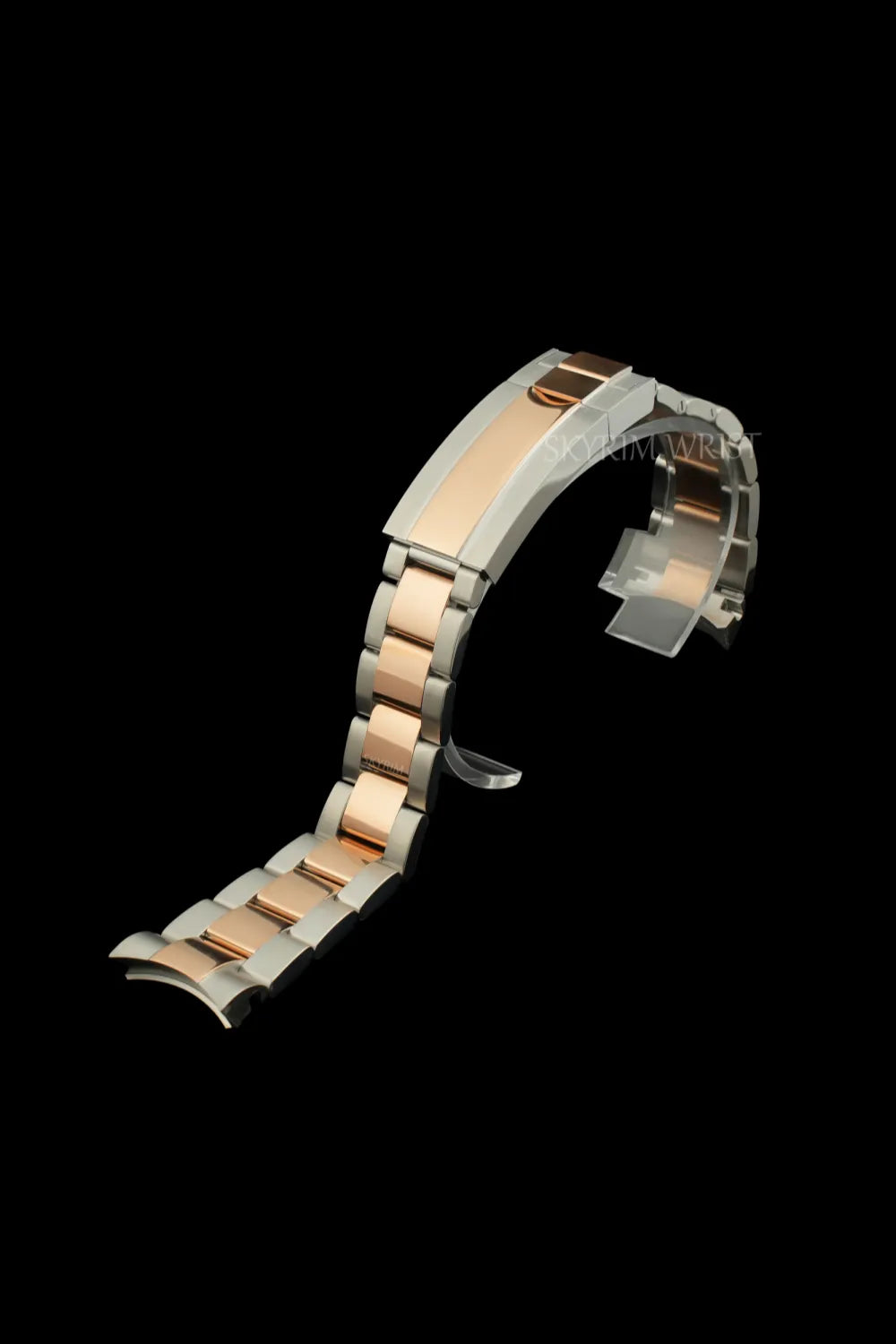 Oyster Bracelet Two-Tone Rose Gold